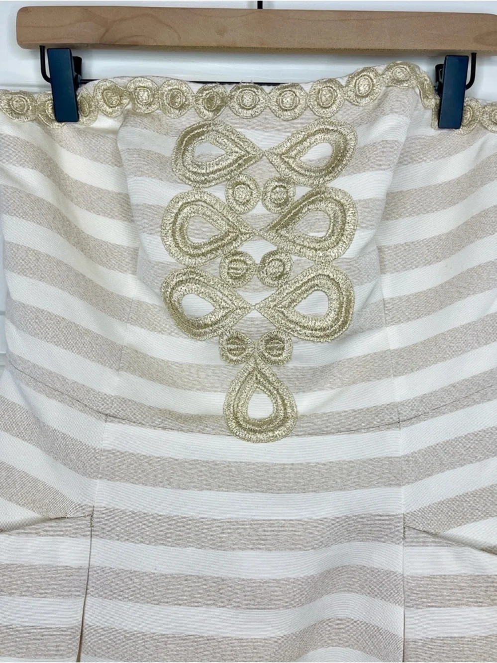 Lilly Pulitzer Strapless Embroidered Blossom Dress Size 12 - Picture 10 of 13